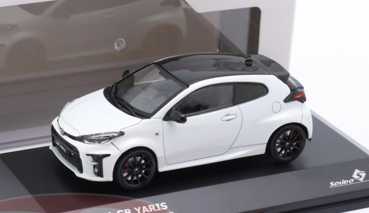 1/43 Solido 2020 Toyota GR Yaris (Platinum White) Diecast Car Model