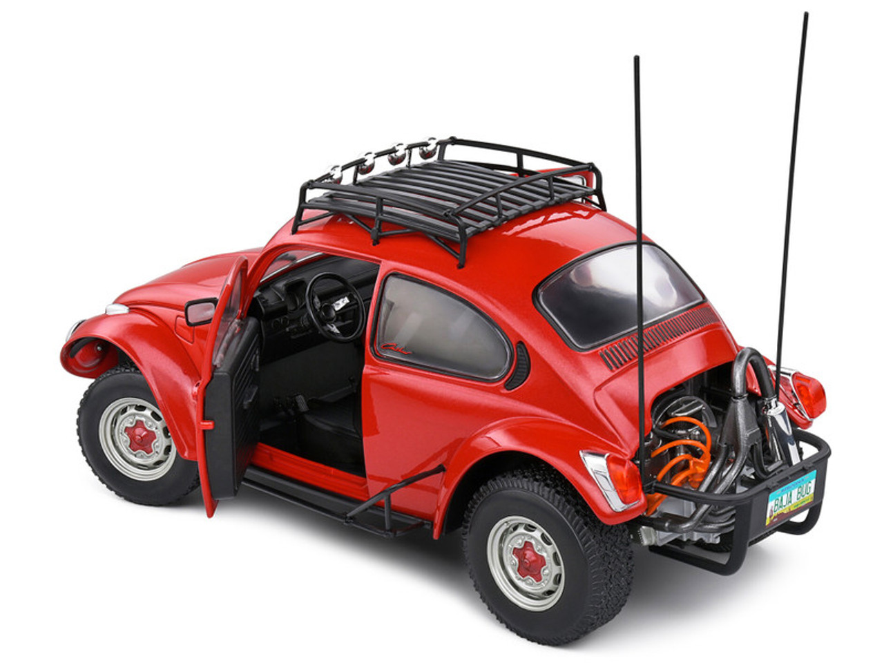 1/18 Solido 1976 Volkswagen VW Beetle Baja (Red) Diecast Car Model