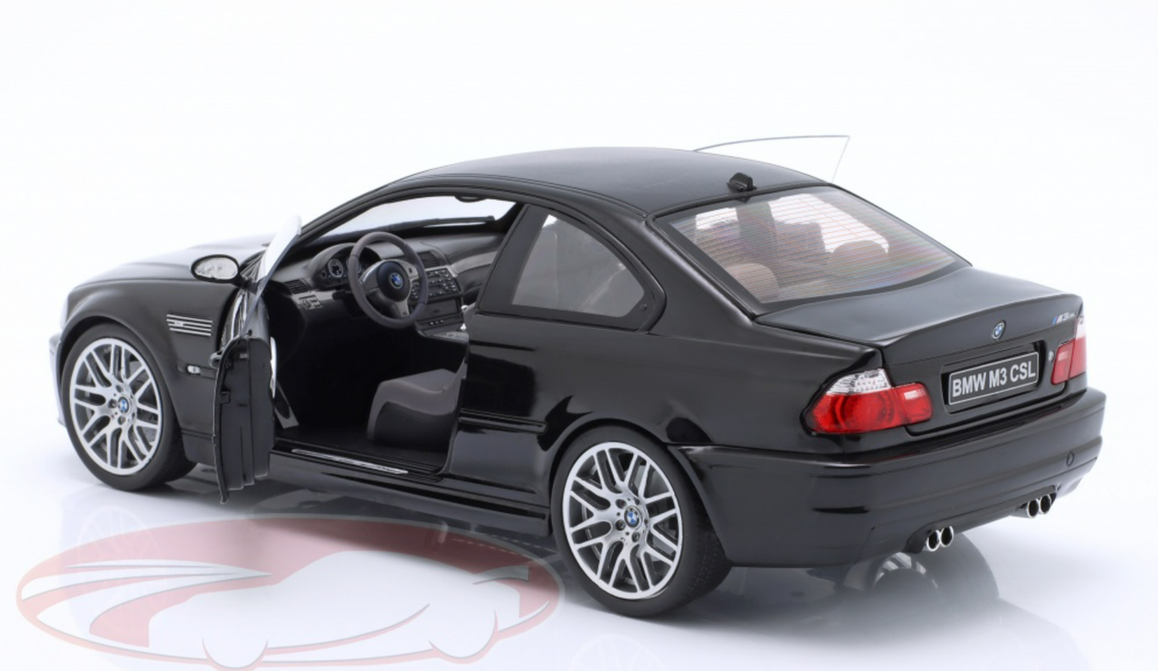 1/18 Solido 2003 BMW M3 (E46) CSL (Black) Diecast Car Model