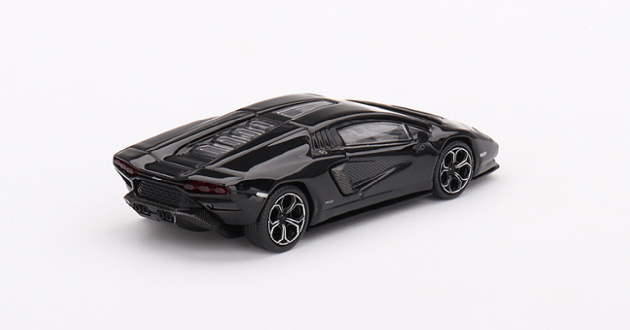 1/64 Mini GT Lamborghini Countach LPI 800-4 (Nero Maia Black) Diecast Car Model