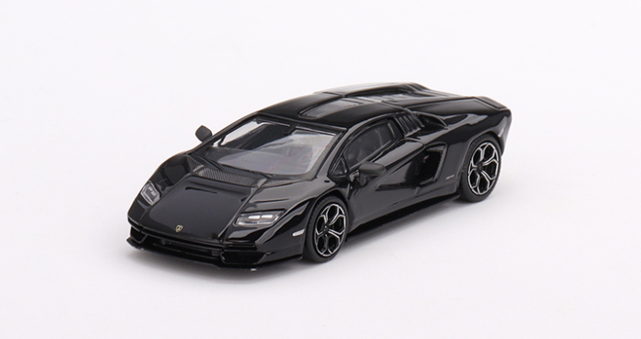 1/64 Mini GT Lamborghini Countach LPI 800-4 (Nero Maia Black) Diecast Car Model