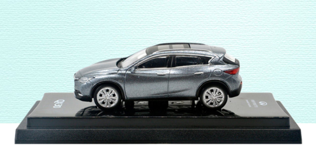 1/64 Dealer Edition Infiniti QX30 (Grey) Diecast Car Model