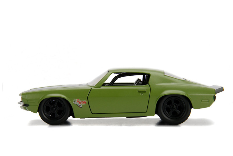 1/32 Jada Dom's 1973 Chevrolet Camaro "F-Bomb" Green "Fast & Furious" Movie Diecast Car Model