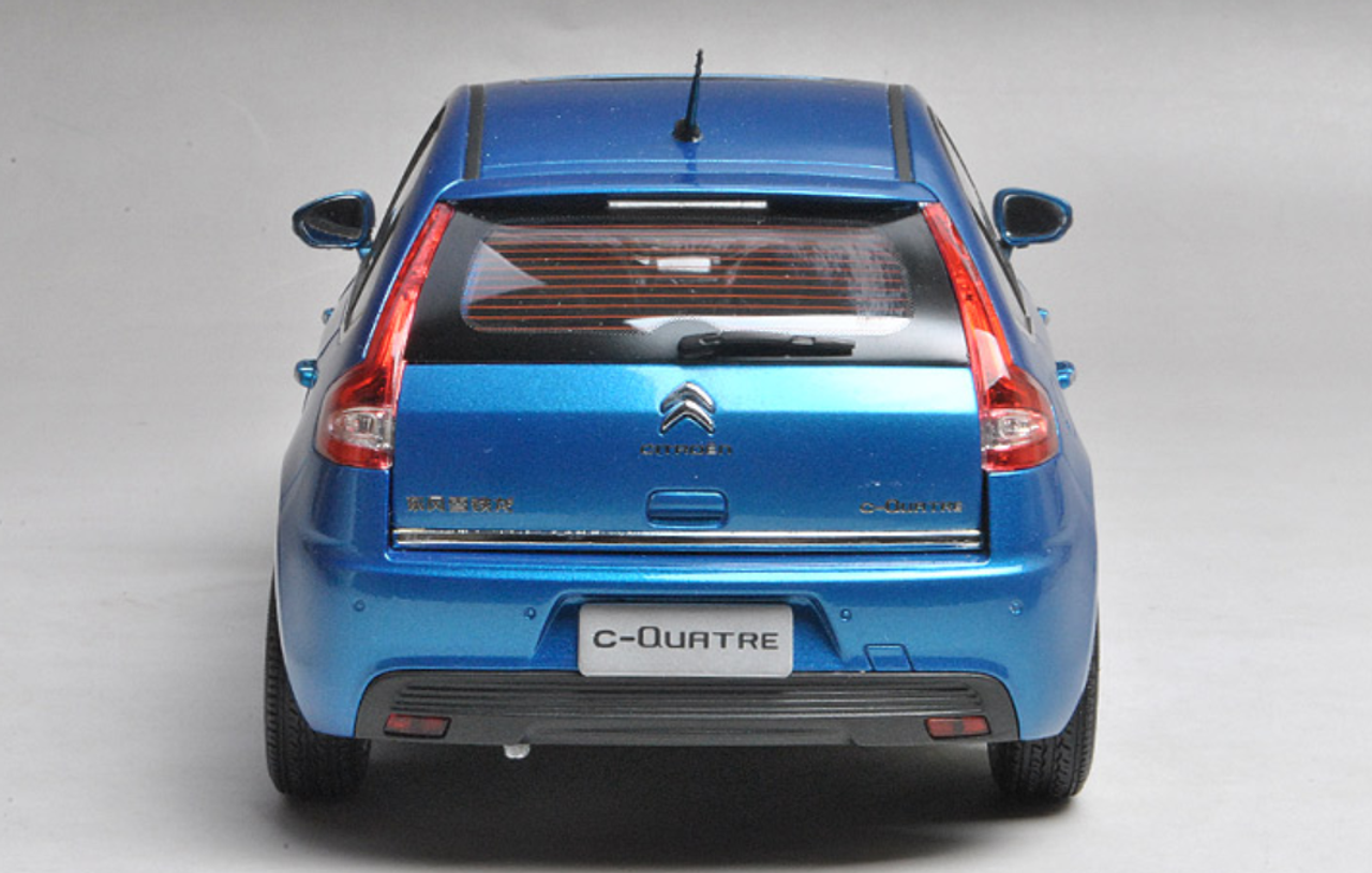 1/18 Dealer Edition Citroen C-Quatre C4 (Blue) Diecast Car Model