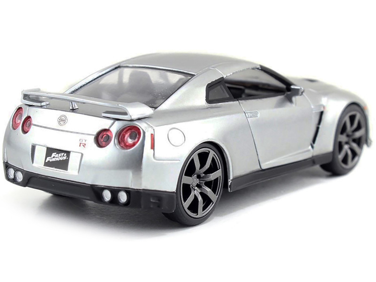 Brian's Nissan GT-R (R35) Silver Metallic "Fast & Furious" Movie 1/32 Diecast Model Car by Jada