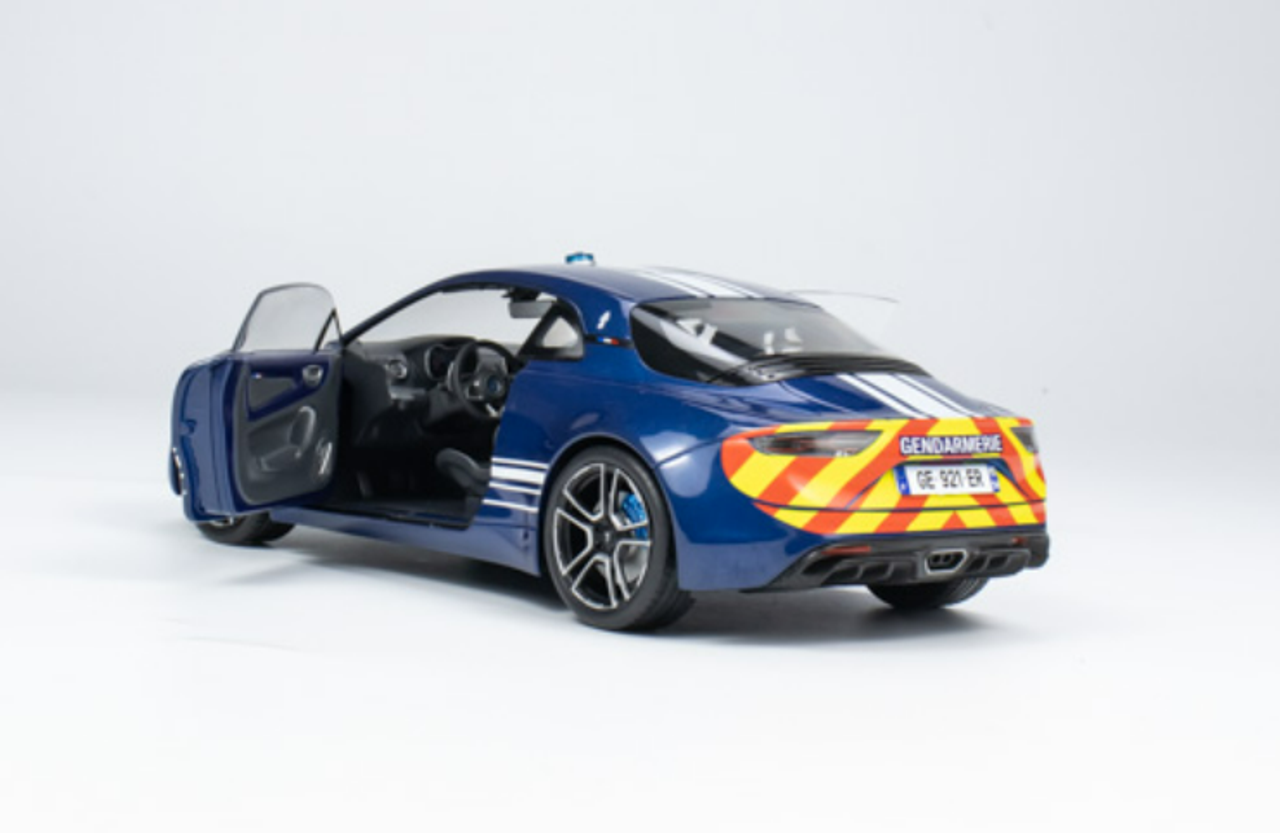 1/18 Solido 2022 Renault Alpine A110 Gendarmerie Diecast Car Model