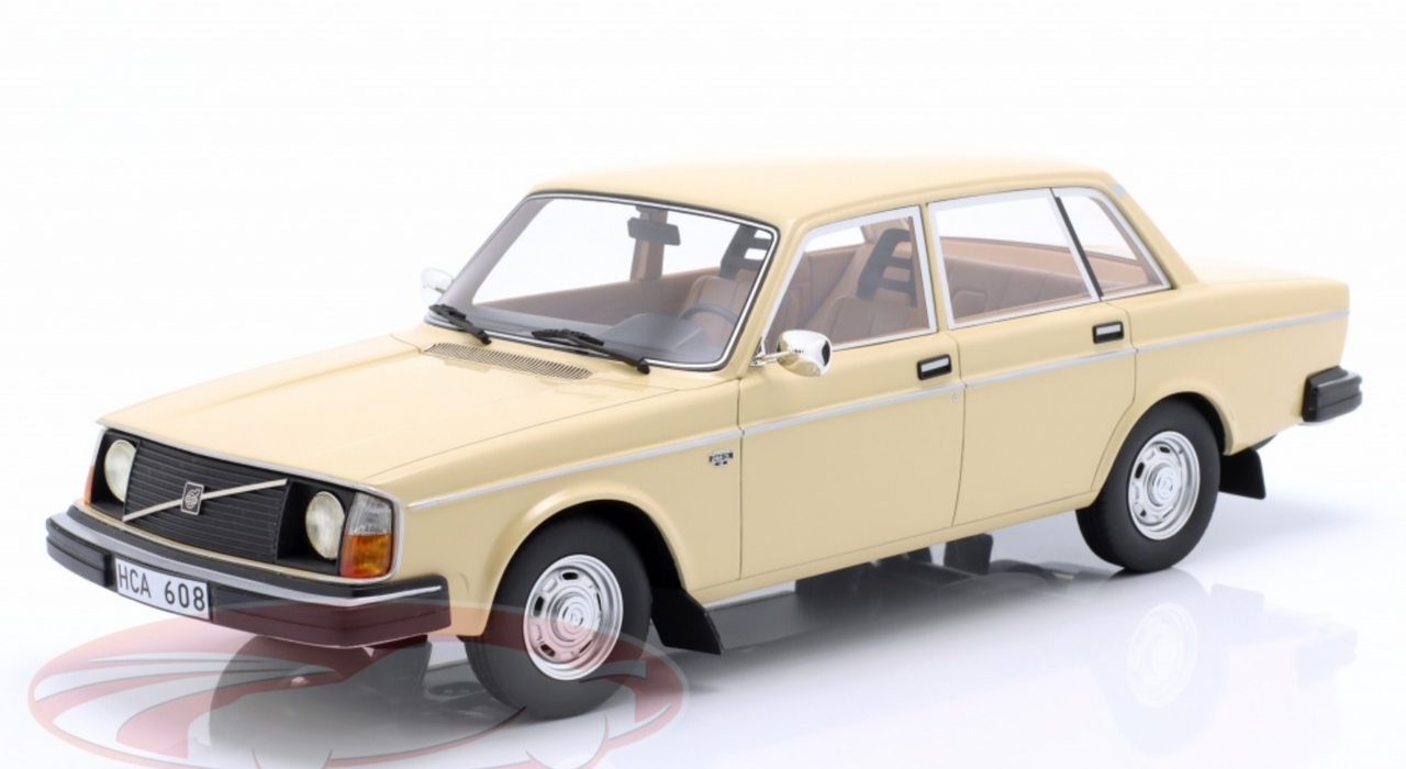 1/18 Cult Scale Models 1975 Volvo 244DL (Beige) Car Model