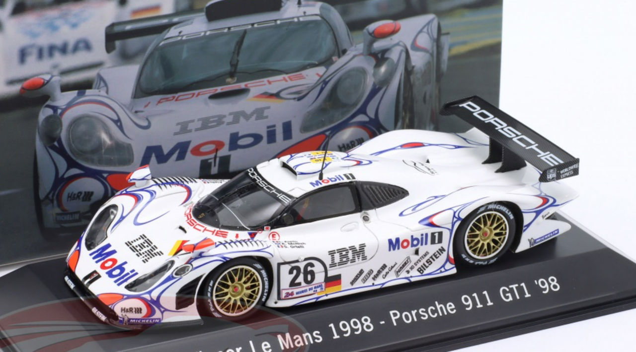 即納高品質PORSCHE 911 GT1（#25 & #26） / LE MANS 1998（ポルシェ／ルマン） レーシングカー