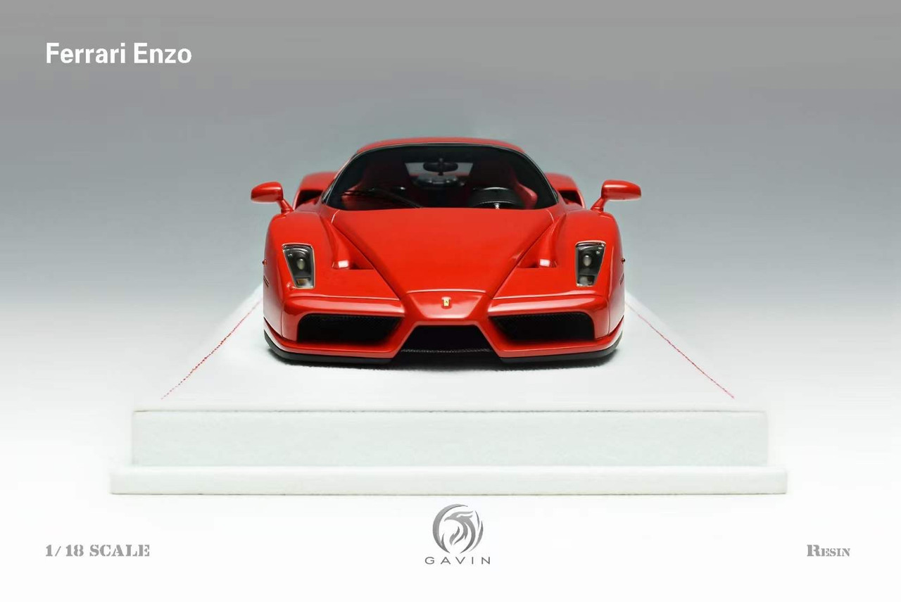 118 Gavin Ferrari Enzo (Red) Resin Car Model Limited 69 Pieces ...