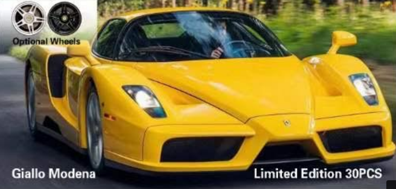 1/18 Gavin Ferrari Enzo (Giallo Modena Yellow) Resin Car Model Limited 30 Pieces