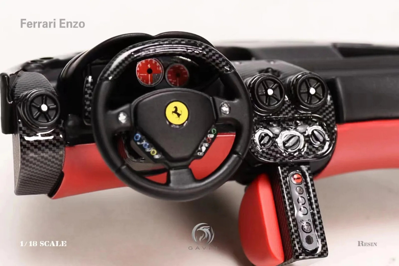 1/18 Gavin Ferrari Enzo (Giallo Modena Yellow) Resin Car Model
