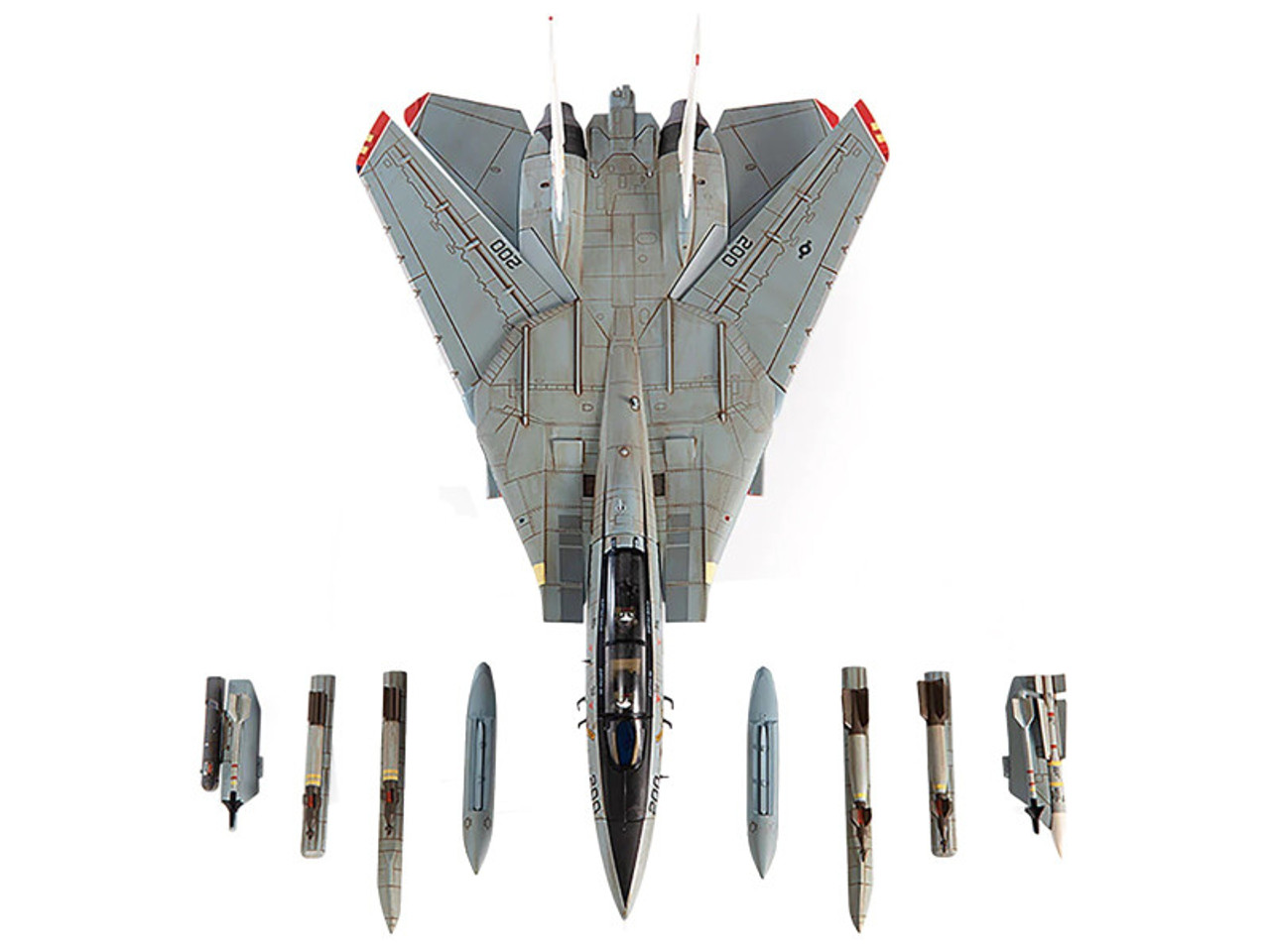 安い店センチュリーウイング 1/72 F-14A トムキャット アメリカ海軍 VF114 kitty hawk nh105 1978 used 美品 軍用機