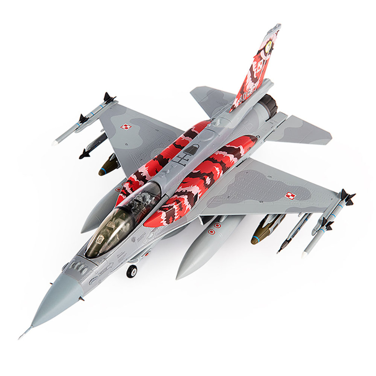 1/72 JC Wings 2013 F-16D Fighting Falcon Polish Air Force 6th Fighter Squadron Model