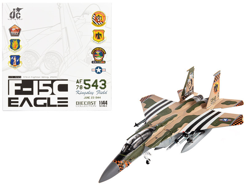 1/144 JC Wings 2020 F-15C Eagle U.S. ANG 173rd Fighter Wing Model
