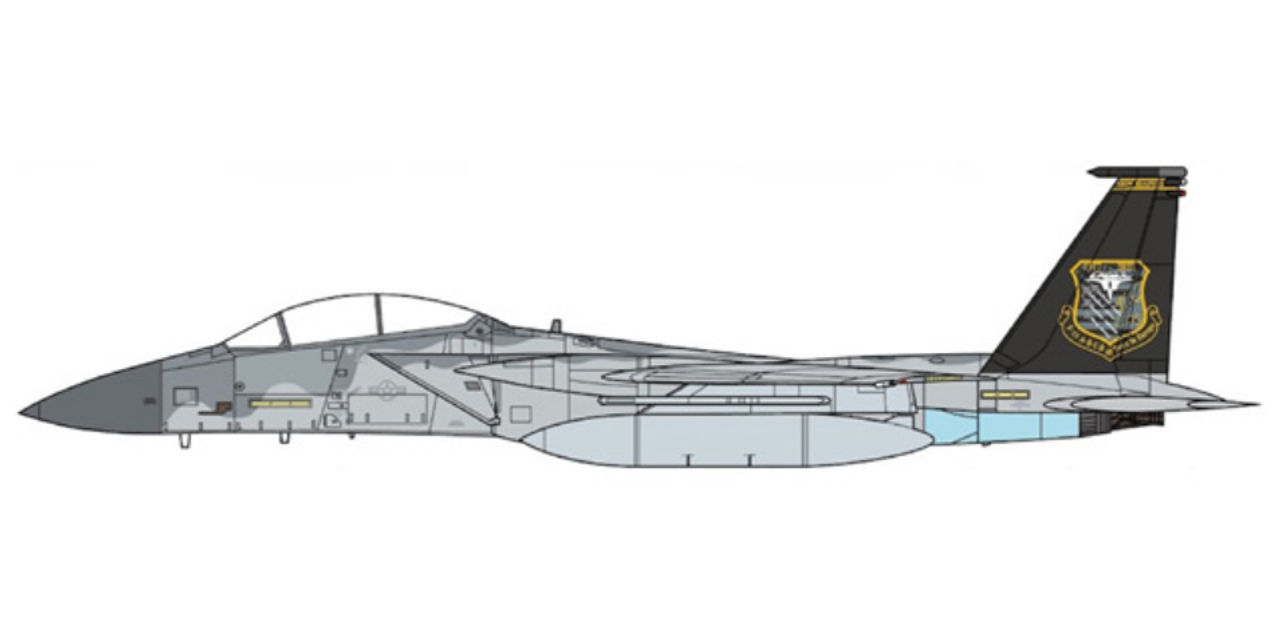 1/72 JC Wings 2022 F-15C Eagle U.S. Air Force, 493rd Fighter Squadron,  45th Anniversary Edition Model