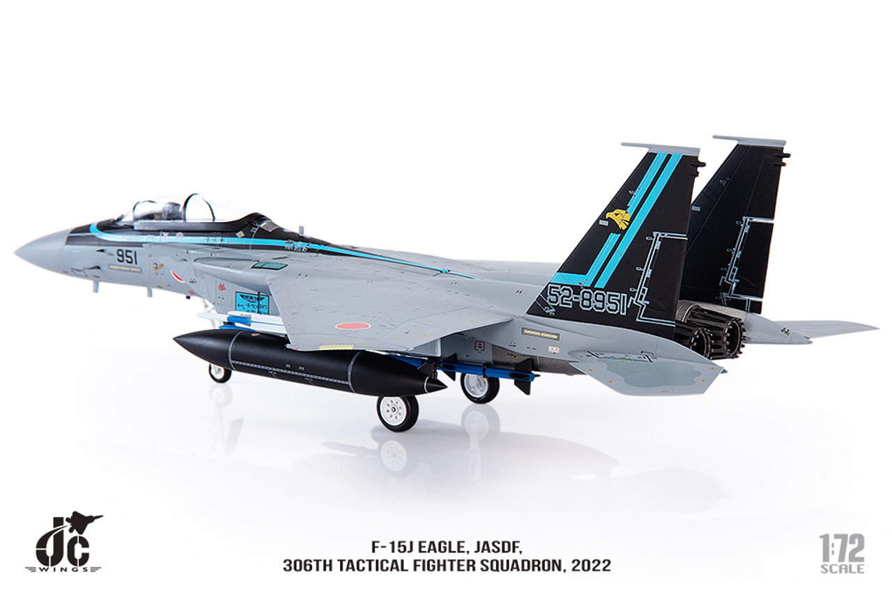 1/72 JC Wings 2022 F-15J Eagle JASDF, 306th Tactical Fighter Squadron Model
