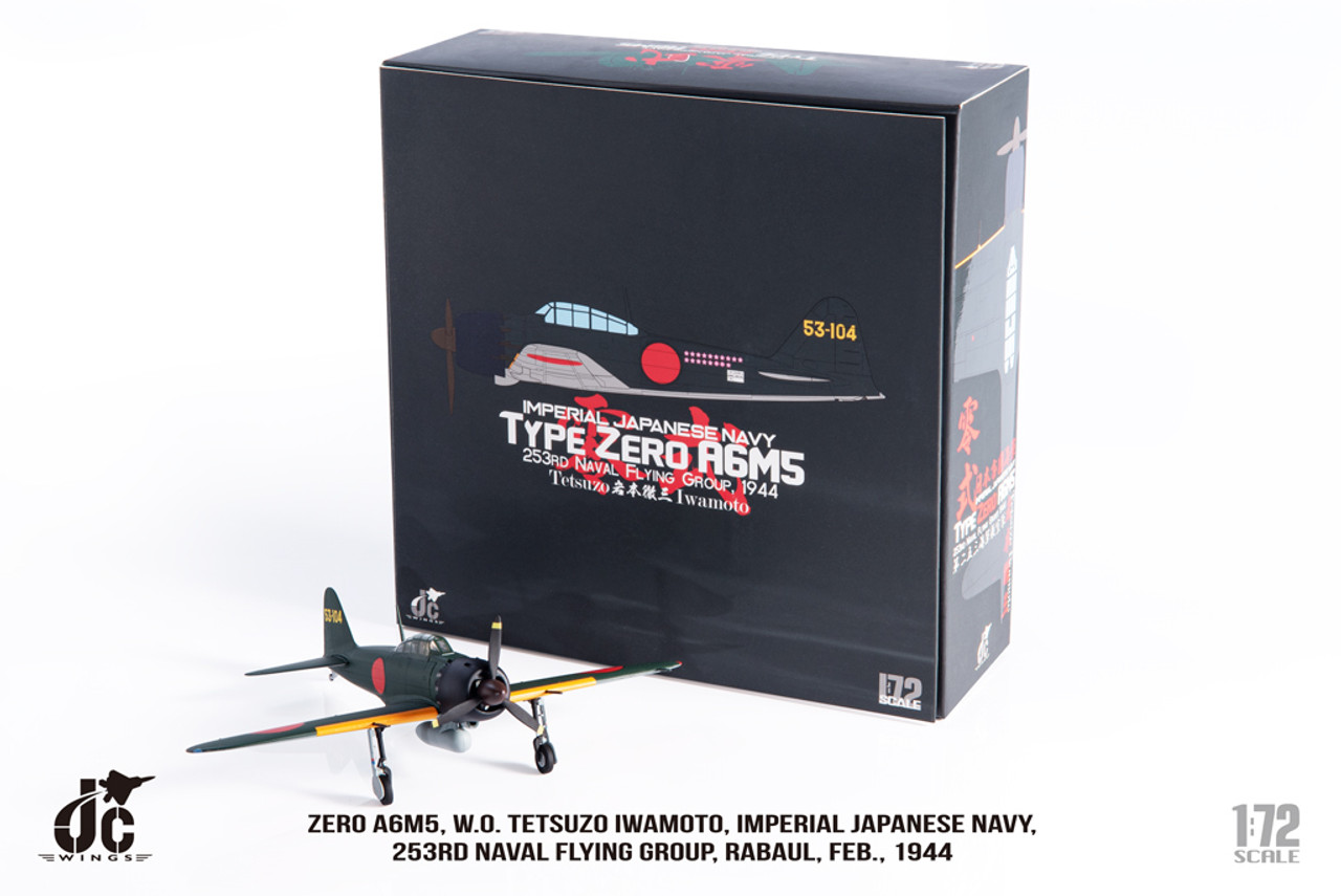 1/72 JC Wings 1944 Zero A6M5 W.O. Tetsuzo Iwamoto, Imperial