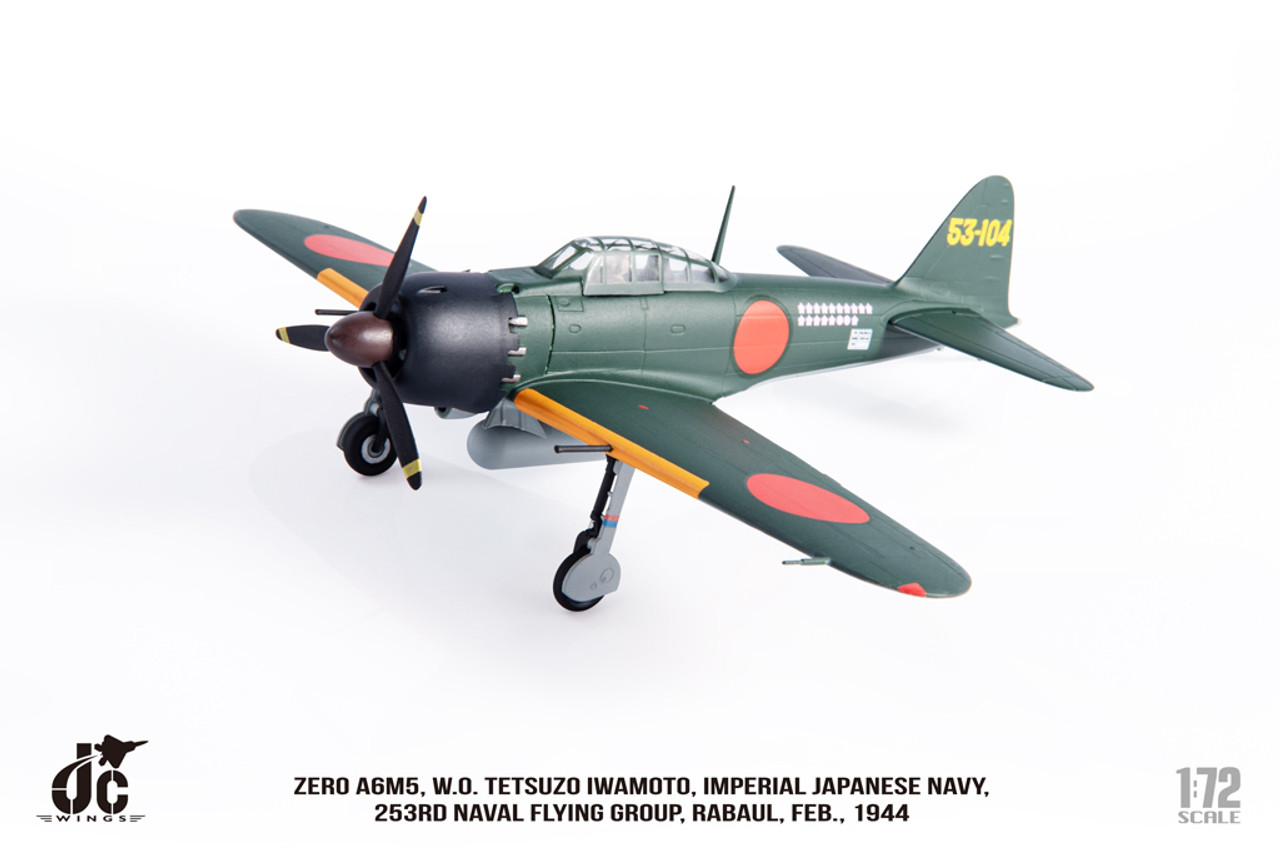 1/72 JC Wings 1944 Zero A6M5 W.O. Tetsuzo Iwamoto, Imperial