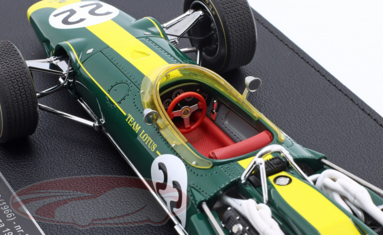1/18 GP Replicas 1966 Formula 1 Jim Clark Lotus 43 #22 Italy GP Car Model