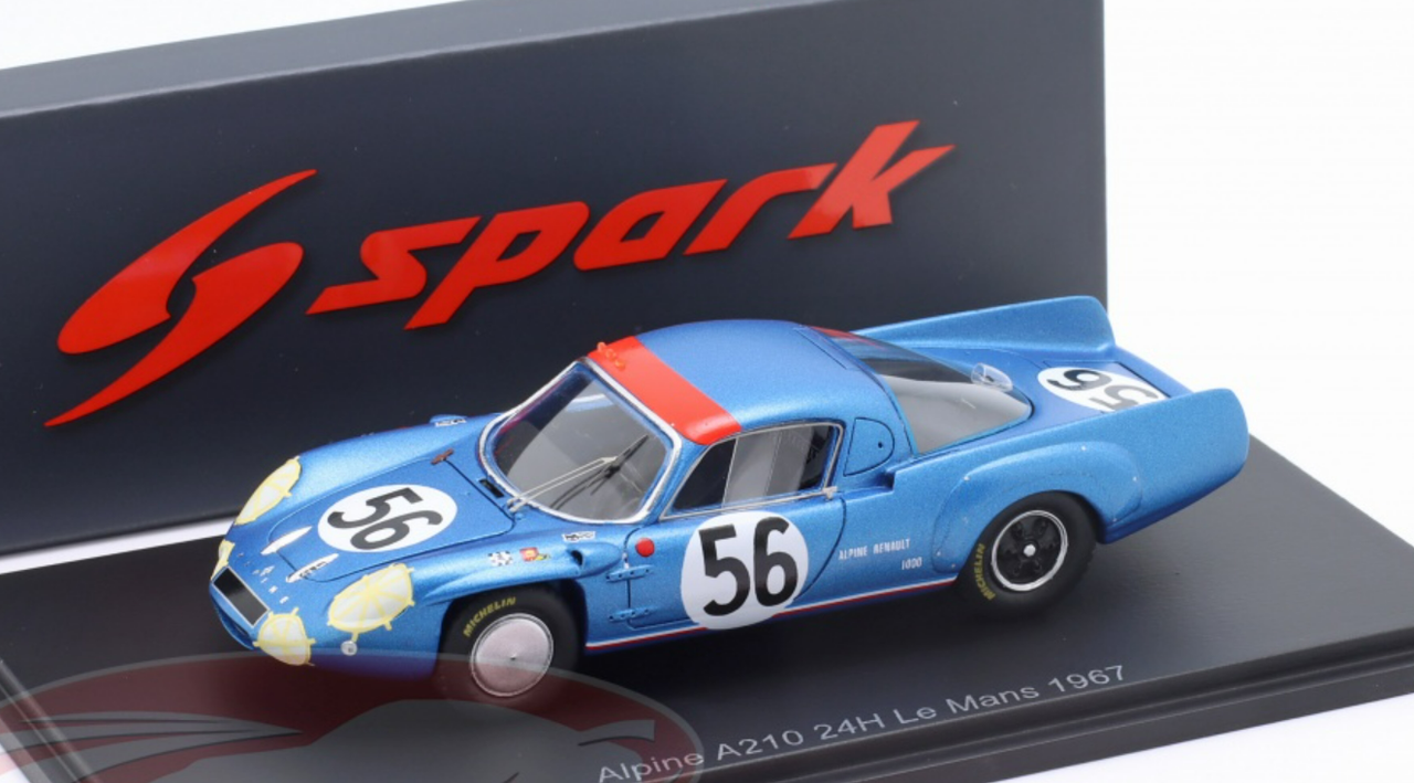 【最新品低価】■スパークモデル 1/43 1966 アルピーヌA210 #55 ルマン24h レーシングカー