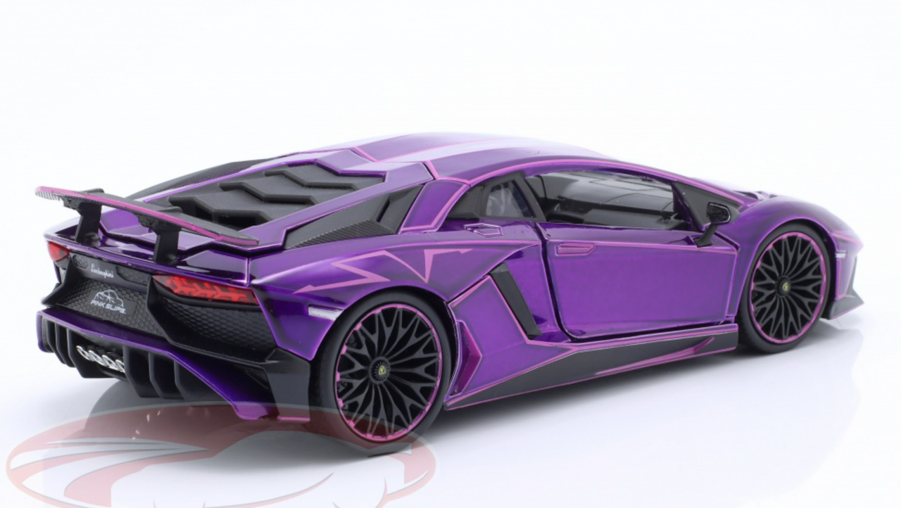1/24 Jada Pink Slips Lamborghini Aventador SV (Violet Purple) Diecast ...