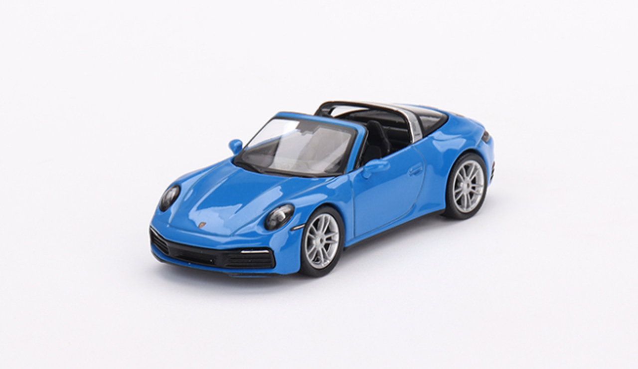1/64 Mini GT Porsche 911 Targa 4S Shark Blue Diecast Car Model