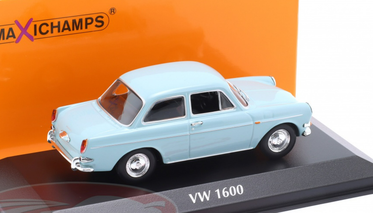 1/43 Minichamps 1966 Volkswagen VW 1600 (Type 3) (Light Blue) Car Model