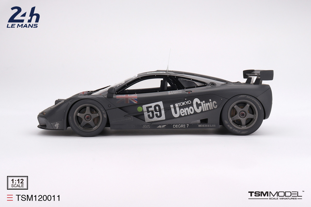 1/12 TSM McLaren F1 GTR #59 1995 Le Mans 24Hr Winner Post Race Weathered Version Resin Car Model