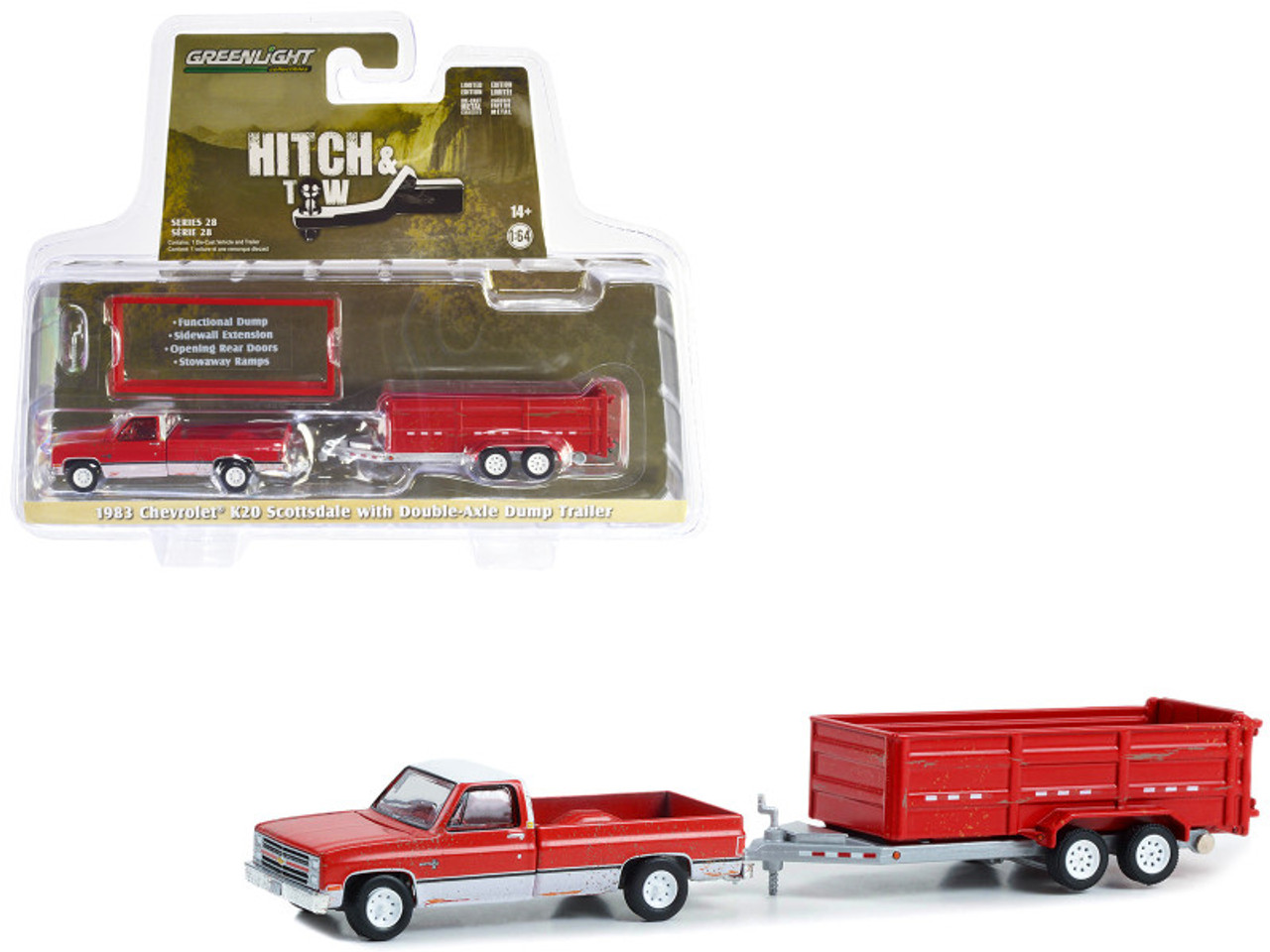 小物 sherry 1983 Chevrolet K20 Scottsdale Pickup Truck Red and White