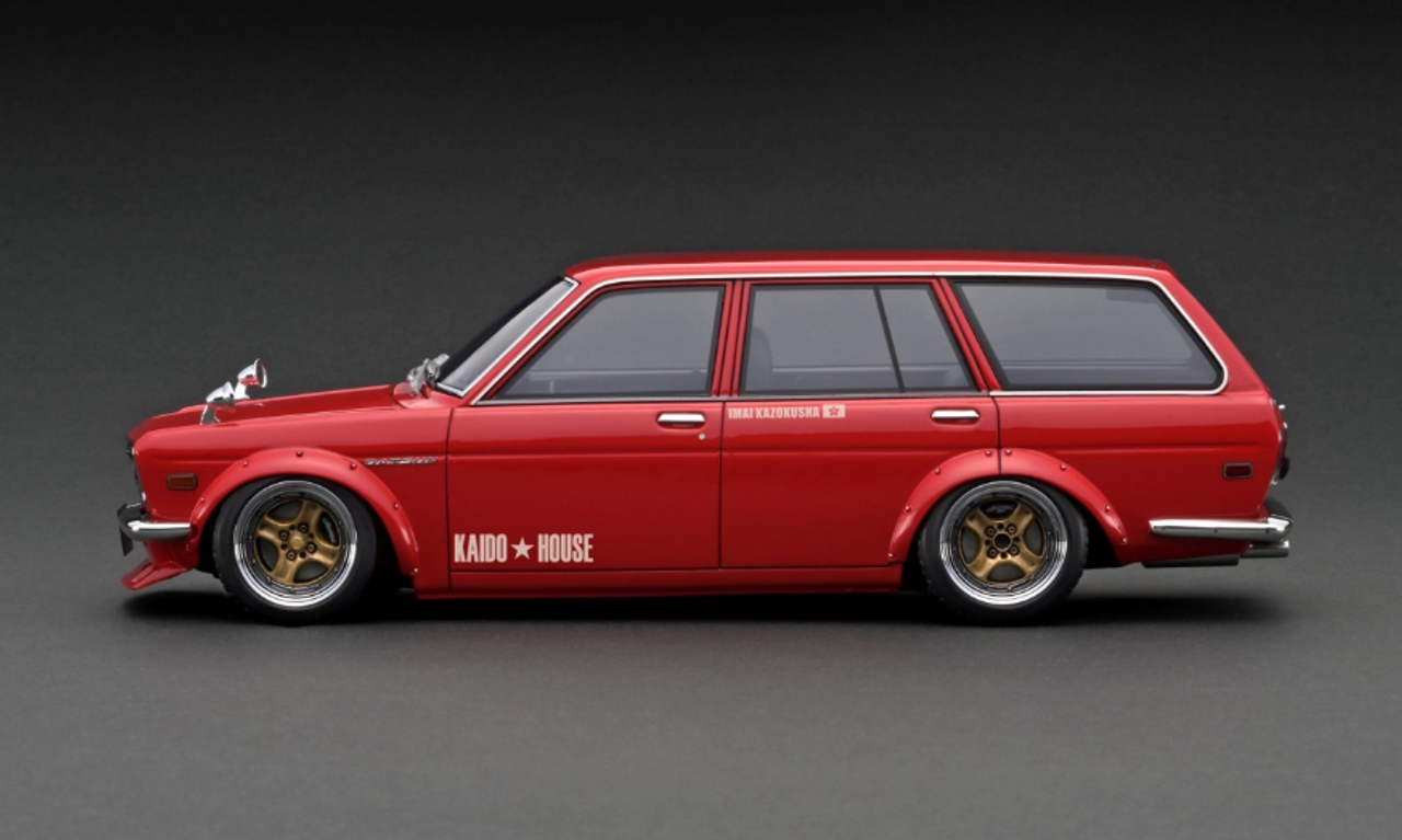 1/18 Ignition Model Datsun Bluebird (510) Wagon Red