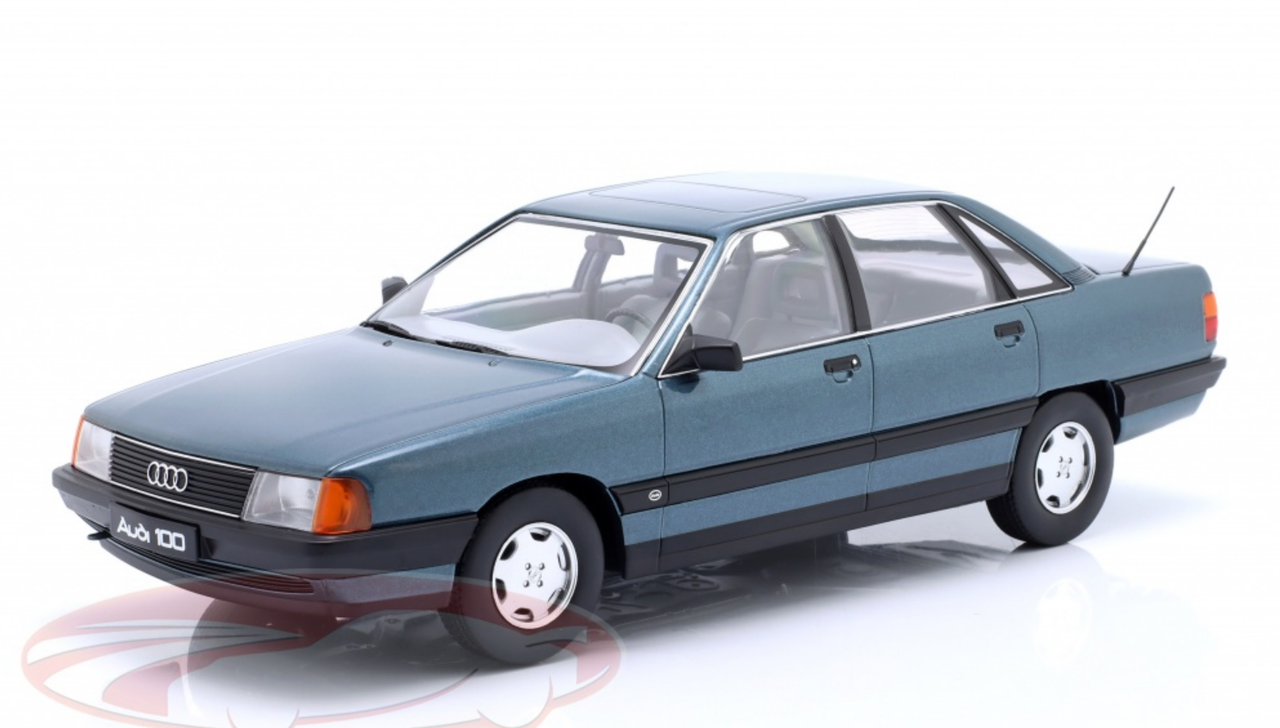 1/18 Triple9 1989 Audi 100 C3 (Lago Blue Green Metallic) Car Model