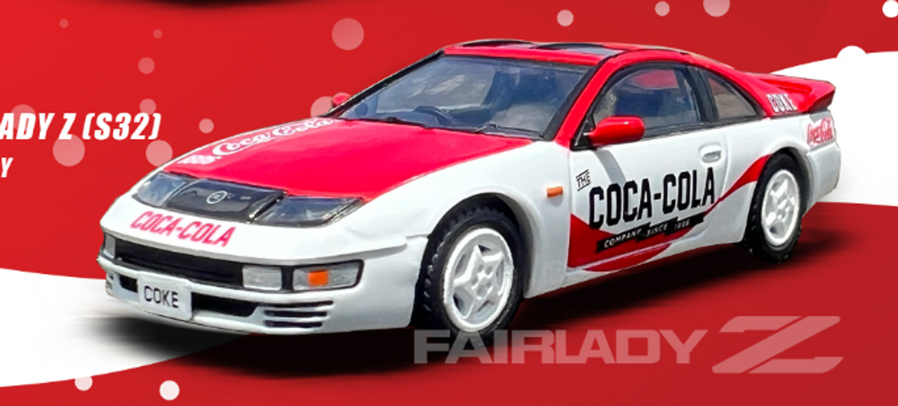 1/64 INNO Nissan Fairlady Z (S32) Coca-Cola Livery