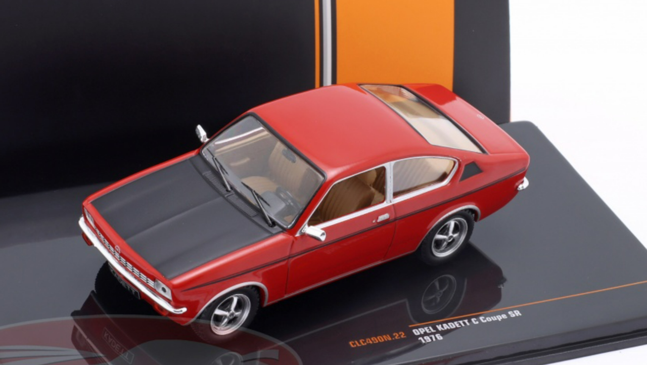 1/43 Ixo 1976 Opel Kadett C Coupe SR (Red) Car Model