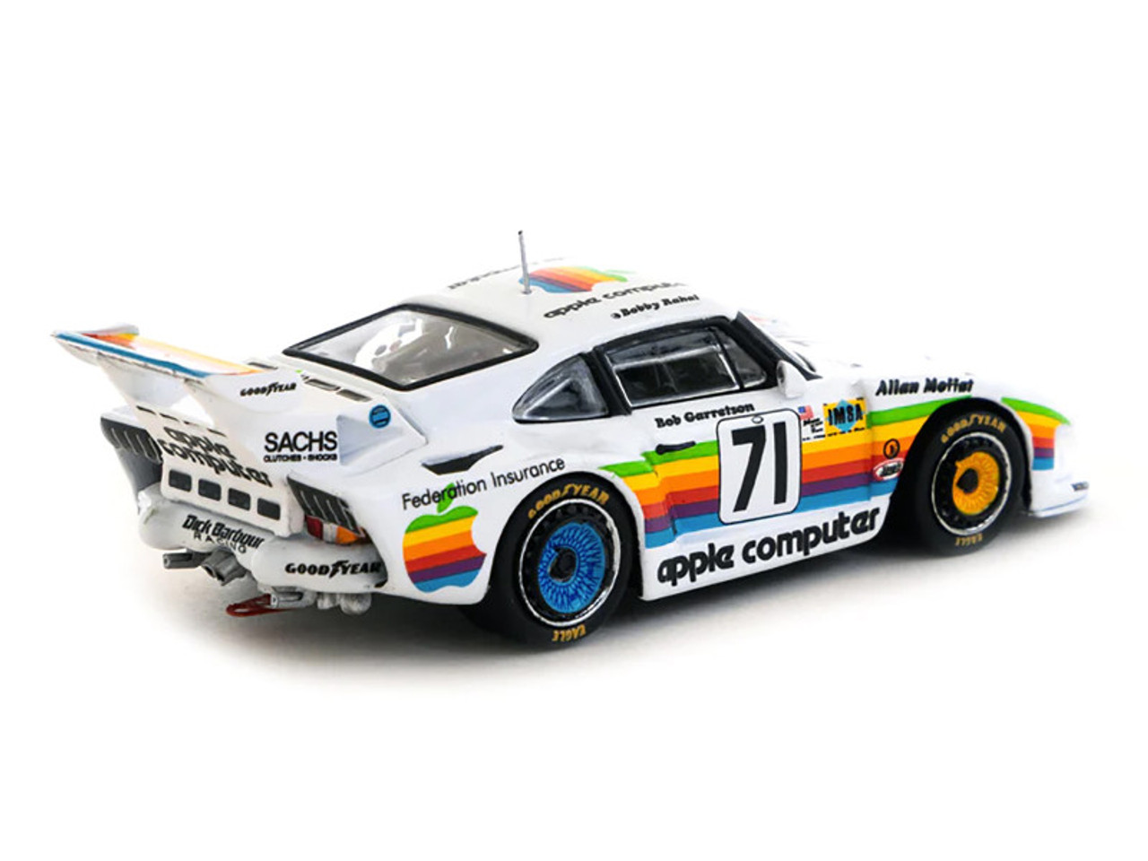 Porsche 935 K3 #71 Bobby Rahal - Bob Garretson - Allan Moffat "24 Hours of Le Mans" (1980) "Hobby64" Series 1/64 Diecast Model Car by Tarmac Works