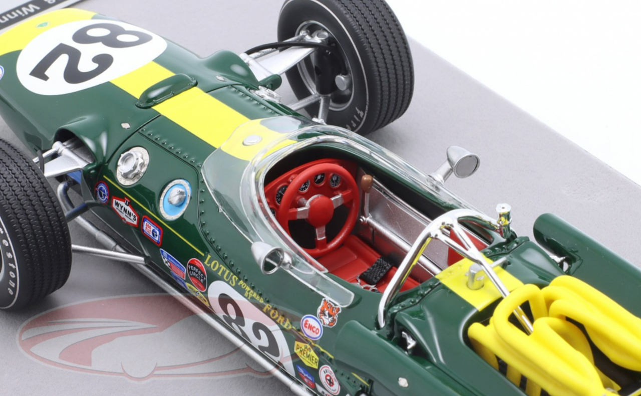 1/18 Tecnomodel 1965 Jim Clark Lotus 38 #82 Winner Indy500 Car Model