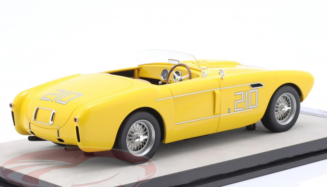 1/18 Tecnomodel 1955 Ferrari 340 Mexico Spyder #210 6th Watkins Glen Preston Gray Preston Gray Resin Car Model