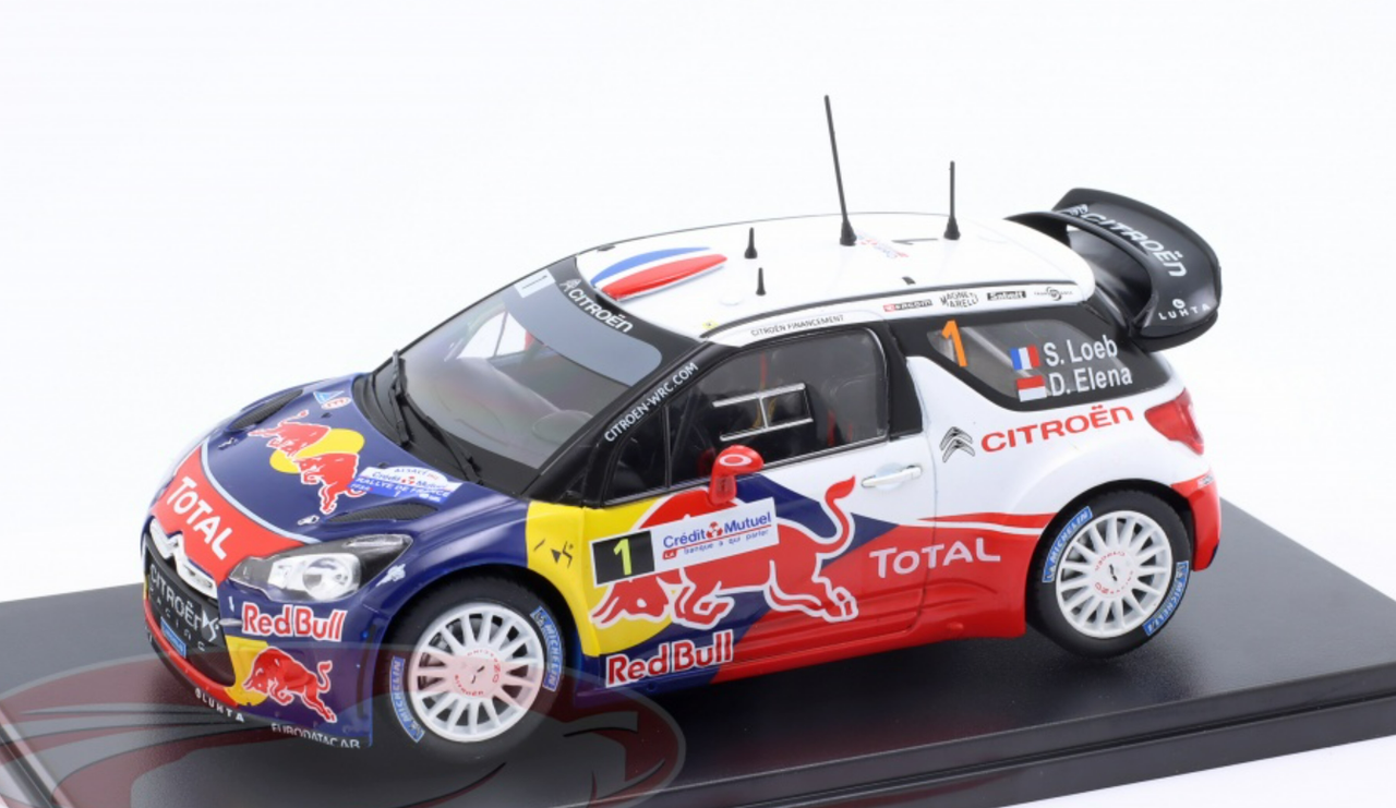 Altaya 1/18 - les plus grandes voitures de rallye n°1 - citroen DS3 wrc