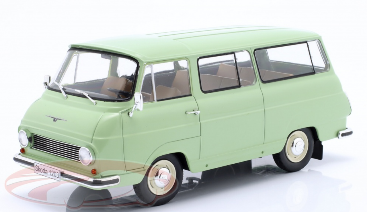 1/24 WhiteBox 1968 Skoda 1203 (Light Green) Diecast Car Model