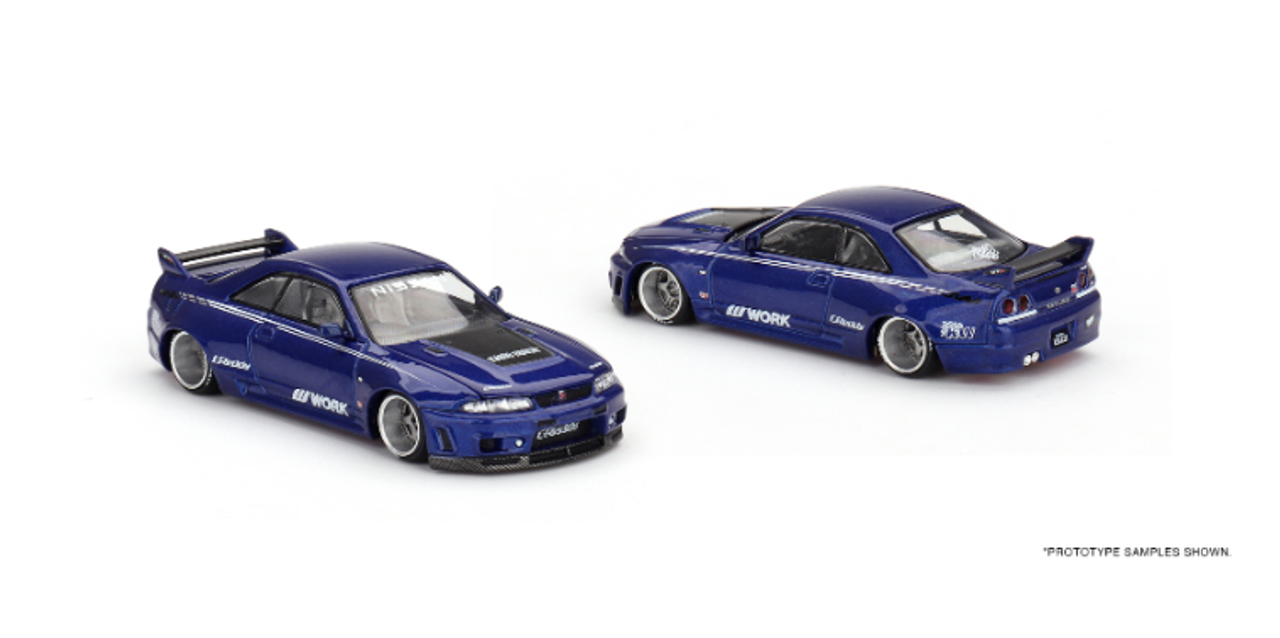 1/64 Kaido House & Mini GT Nissan Skyline GT-R (R33) Kaido Works V2 Diecast Car Model