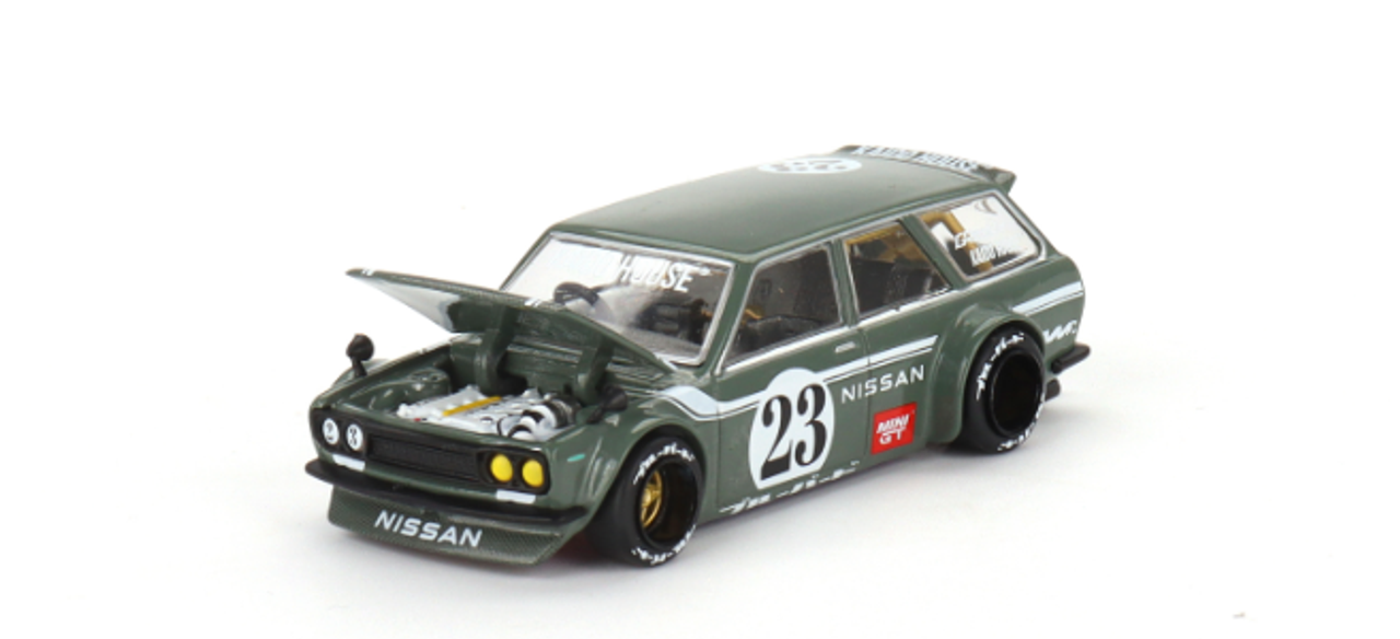 1/64 MINIGT Datsun KAIDO 510 Wagon CARBON FIBER V3 