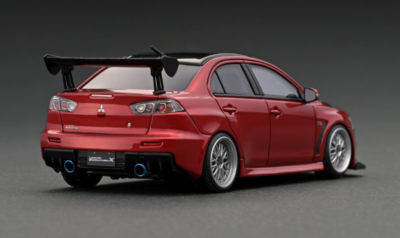 のん 1/43 Ignition Model Mitsubishi Lancer Evolution X (CZ4A) Red
