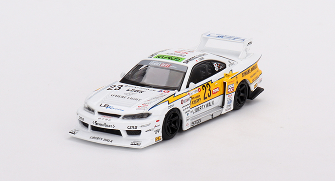 トゥルースケールミニチュアス MINI GT 1/64 ニッサン シルビア (S15) LB-Super Silhouette #23 2022 グッドウッド・フェスティバル・オブ・スピード 右ハンドル 完成品