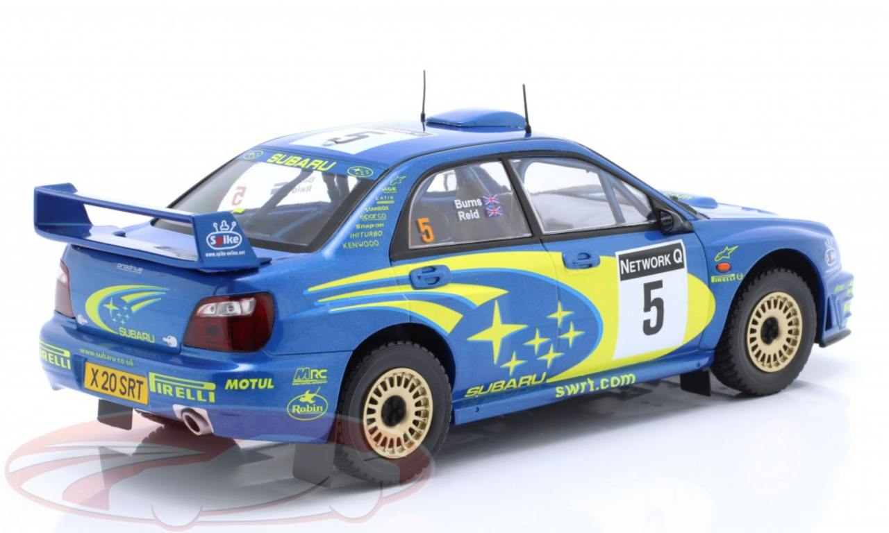 Miniature IXO 1:24 Subaru Impreza S7 WRC 2001 – Rallye Grande-Bretagne #5