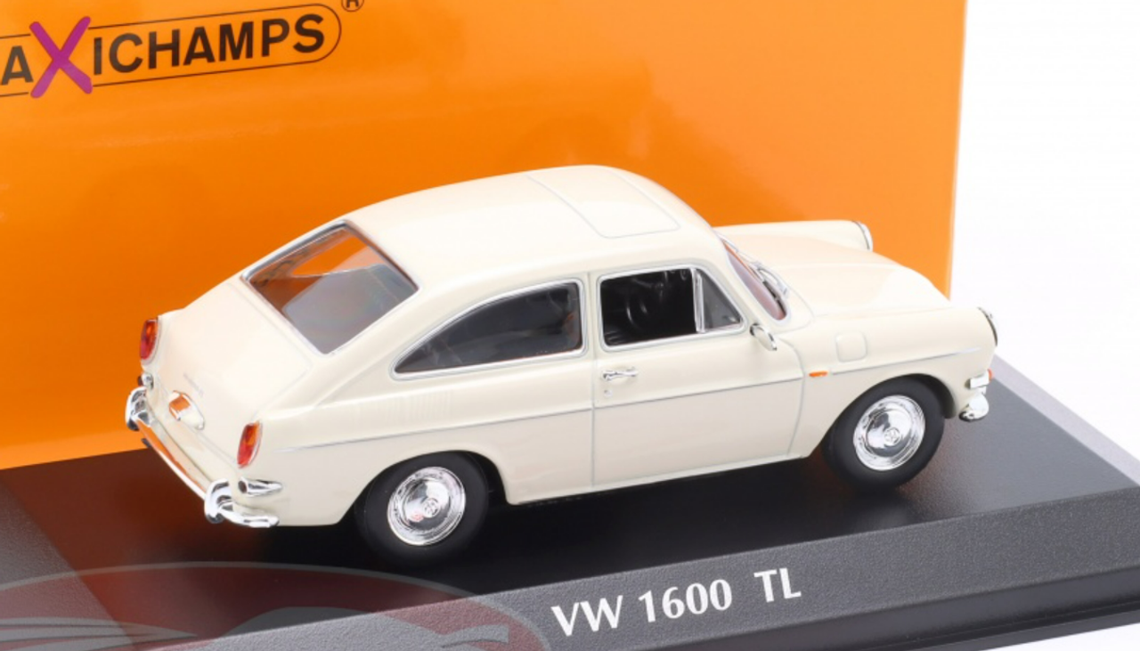 1/43 Minichamps 1966 Volkswagen VW 1600 TL (Cream White) Car Model
