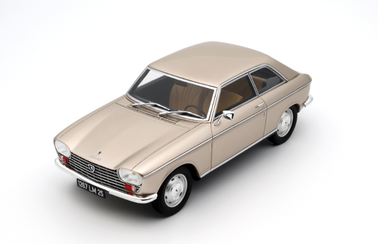 1/18 OTTO 1965 Peugeot 204 Coupe (Beige) Car Model