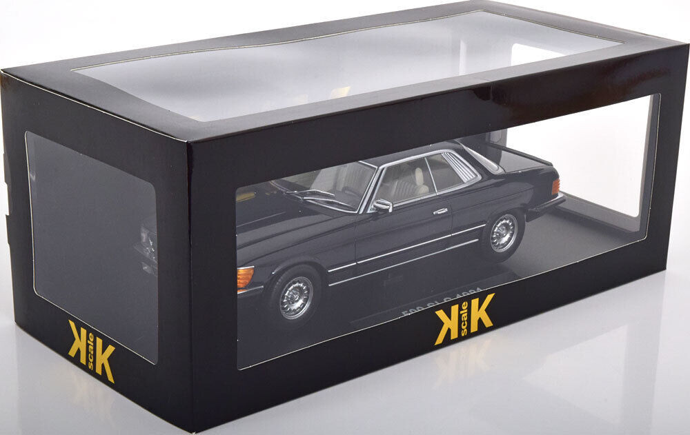 1/18 KK-Scale 1981 Mercedes-Benz 500 SLC (C107) (Dark Blue) Car