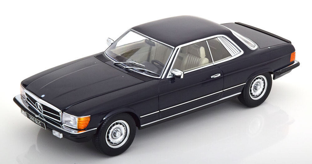 1/18 KK-Scale 1981 Mercedes-Benz 500 SLC (C107) (Dark Blue) Car