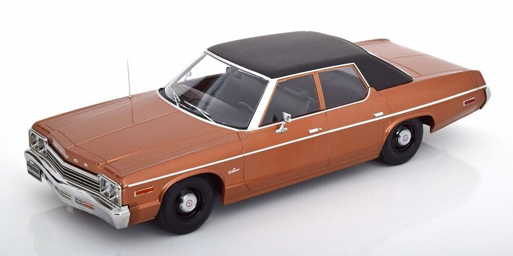 1/18 KK-Scale 1974 Dodge Monaco (Brown Metallic) Car Model