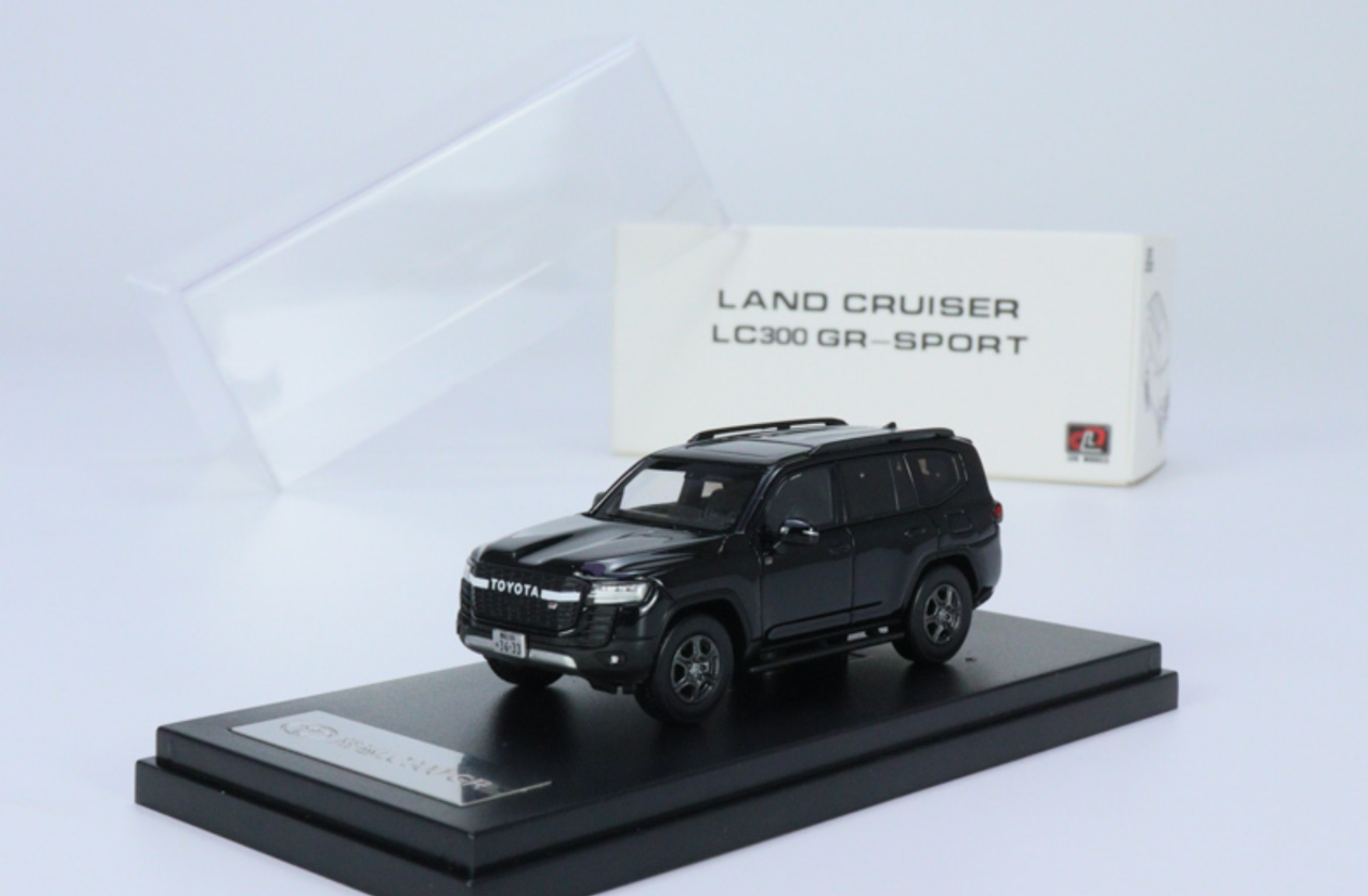 1/64 LCD Toyota Land Cruiser LC300 GR (Black) Diecast Car Model