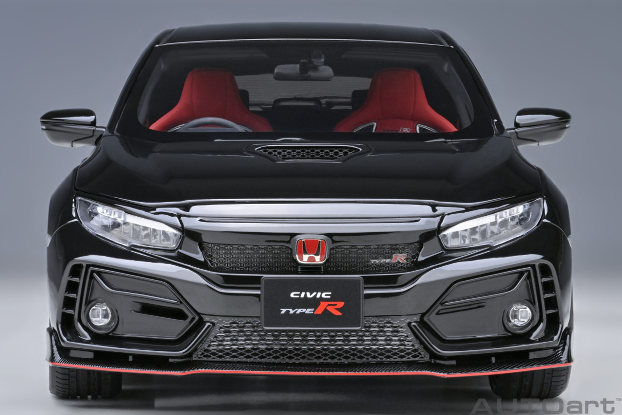 1/18 AUTOart 2021 Honda Civic Type R (FK8) (Crystal Black Pearl